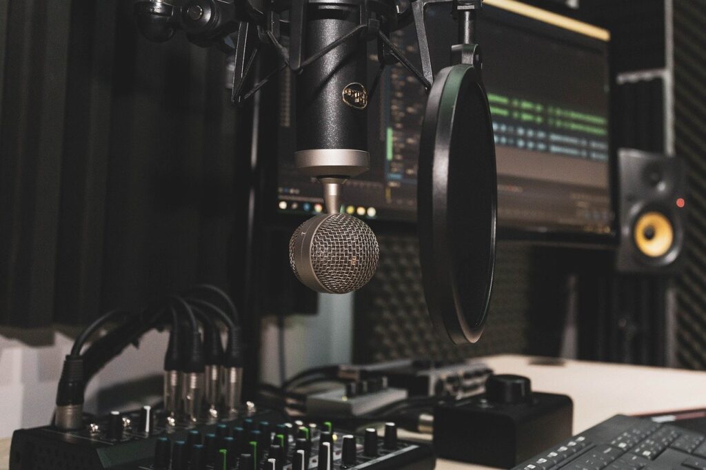 microfono per fare radio