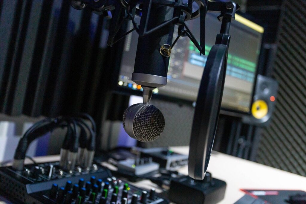 microfono della radio